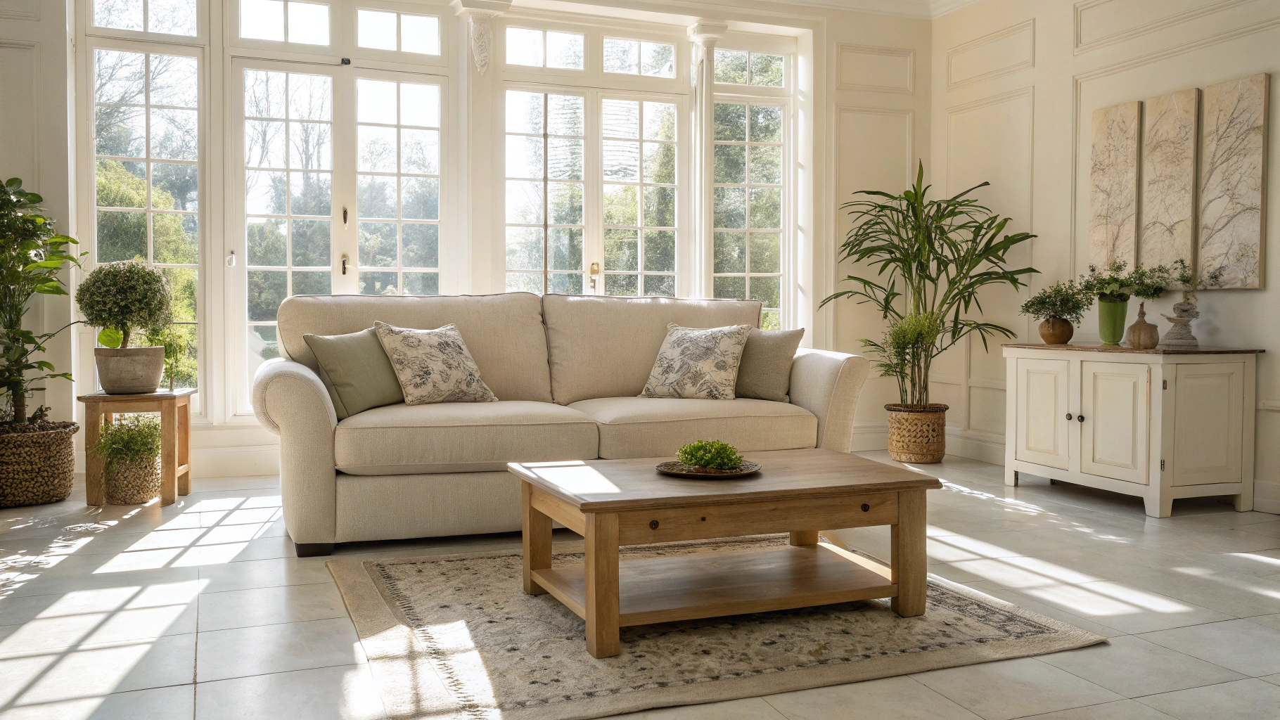 Spotless modern interior maintained with professional precision and thorough care